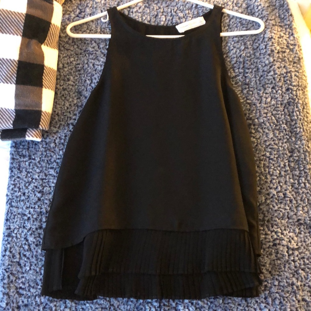 Black Ruffled Blouse - Picture 2 of 2